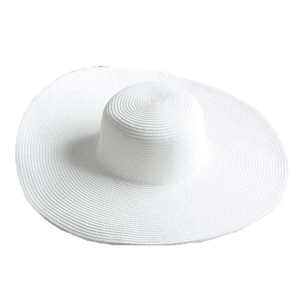 つば広 麦わら帽子 レディースハット 帽子 ストローハット 折りたたみ 大きいサイズ ツバ広 UVカット 紫外線帽子 日よけ帽子 夏 STRAW HAT 6500｜bbdirect｜16
