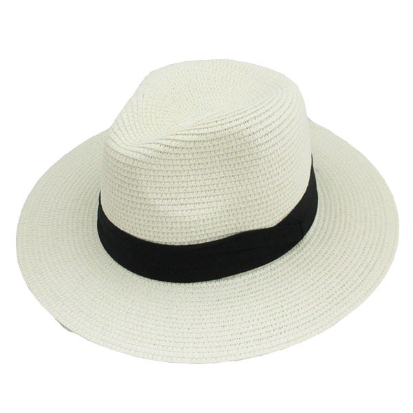 麦わら帽子 中折れ ストローハット つば広 リボン付 帽子 中折れハット ツバ広 UVカット 日よけ メンズ レディース 春 夏 STRAW HAT 6516 |  | 04