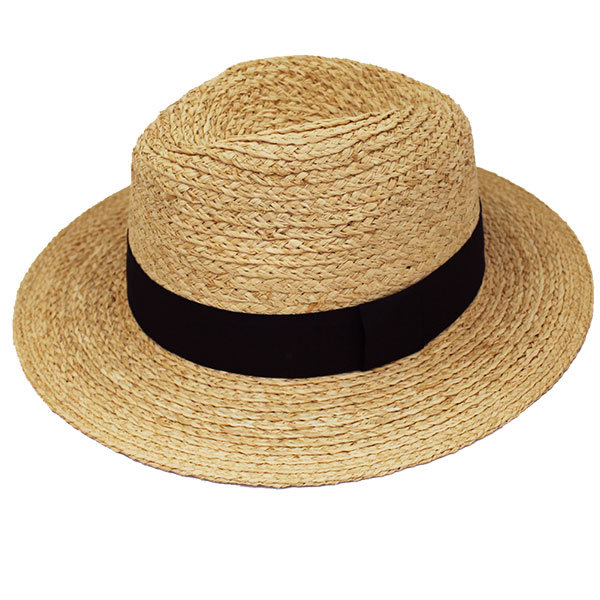 大きいサイズ ラフィア 帽子 中折れ パナマ帽 ストローハット 麦わら帽子 ラフィアハット ベルト リボン UVカット メンズ レディース 春 夏  RAFFIA HAT 6550