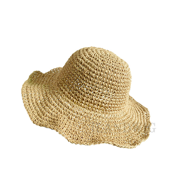 麦わら帽子 ストローハット つば広 南国風 コンパクト 日焼け対策 ペーパーハット つば広 UVカット 紫外線カット 折り畳み アウトドア バカンス CAP6630 |  | 02