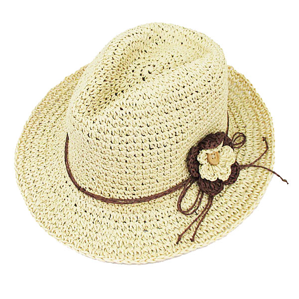麦わら帽子 レディース コサージュ付き 中折れ ストローハット 折りたたみ ハット 婦人帽 紫外線対策 UVカット 日よけ 帽子 上品 おしゃれ 春 夏 HAT 6632 |  | 01