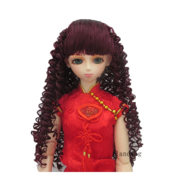 ドールウィッグ ソバージュ カール SD・DD・オビツ60対応 Doll Wig