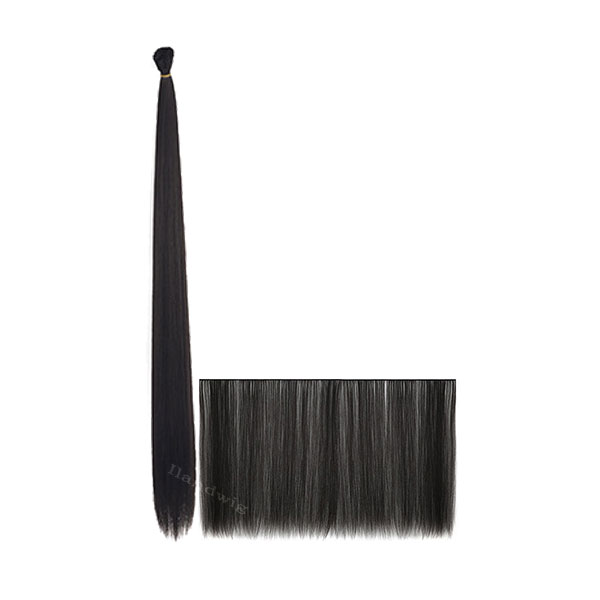 毛束エクステ ウィッグ カラーエクステ 増毛 編みこみ エクステンション ロング ストレート 耐熱 付け毛 つけ毛 襟足 かつら カツラ WIG EXT 001 |  | 02