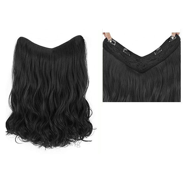 エクステ カール V字型 襟足ウィッグ 耐熱 エクステンション ロング ミディアムカール ウィッグ 付け毛 つけ毛 ウイッグ えりあし WIG EXT 007cl |  | 01