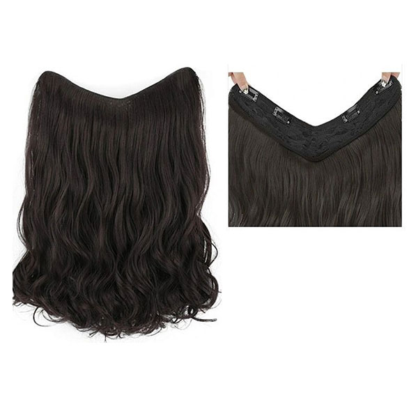 エクステ カール V字型 襟足ウィッグ 耐熱 エクステンション ロング ミディアムカール ウィッグ 付け毛 つけ毛 ウイッグ えりあし WIG EXT 007cl |  | 02