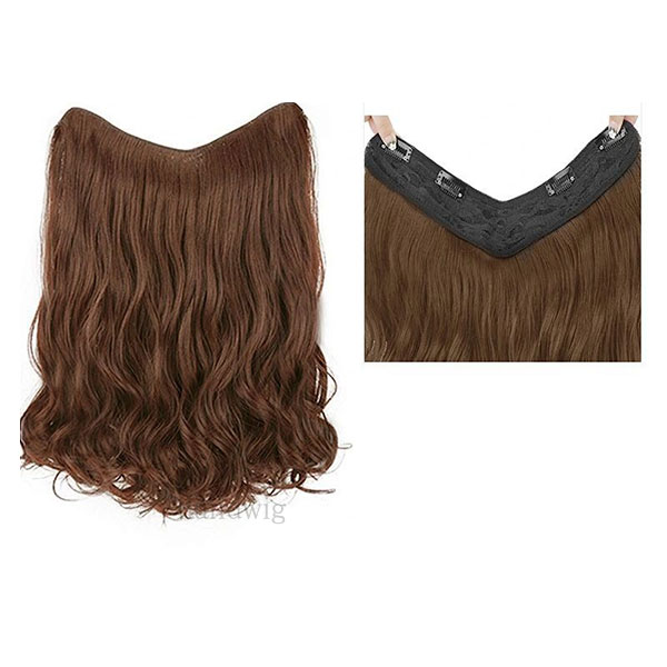 エクステ カール V字型 襟足ウィッグ 耐熱 エクステンション ロング ミディアムカール ウィッグ 付け毛 つけ毛 ウイッグ えりあし WIG EXT 007cl |  | 04