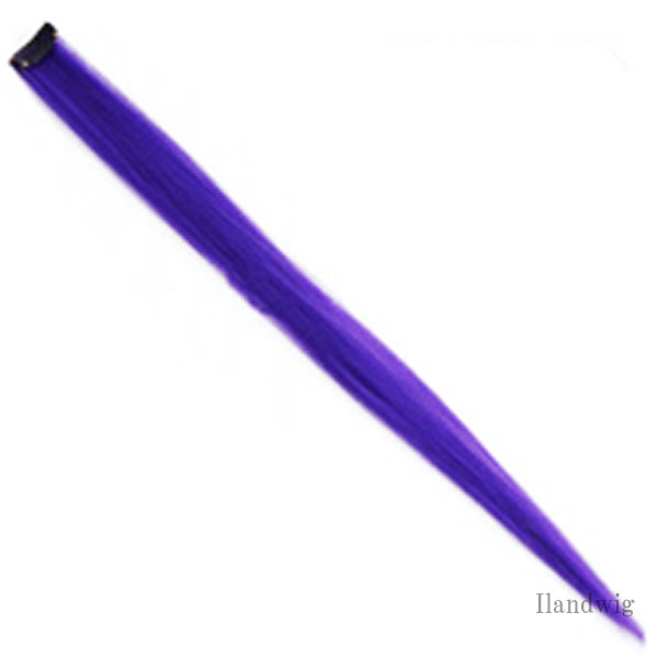 エクステ 5本セット カラー ウィッグ ワンタッチ グラデーション メッシュ ロングストレート エクステンション カラフル 付け毛 襟足 WIG EXT 013 |  | 13