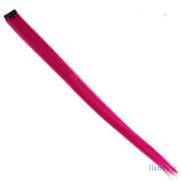 エクステ 5本セット カラー ウィッグ ワンタッチ グラデーション メッシュ ロングストレート エクステンション カラフル 付け毛 襟足 WIG EXT 013 |  | 16