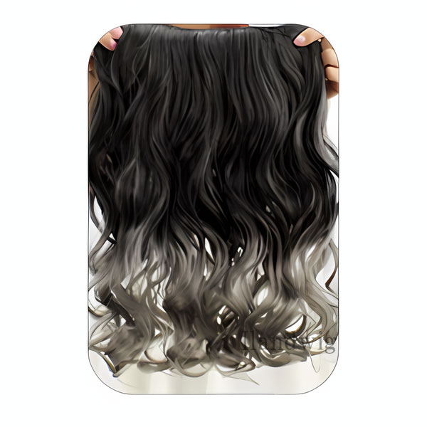 グラデーション エクステ ウィッグ ストレート カール カラーウィッグ ロング エクステンション 耐熱 カラフル 付け毛 つけ毛 コスプレ襟足 WIG EXT 021 |  | 12