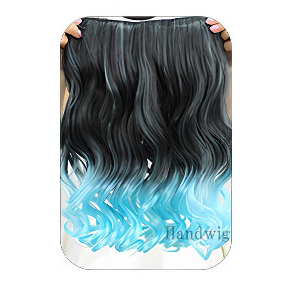 グラデーション エクステ ウィッグ ストレート カール カラーウィッグ ロング エクステンション 耐熱 カラフル 付け毛 つけ毛 コスプレ襟足 WIG EXT 021 |  | 14