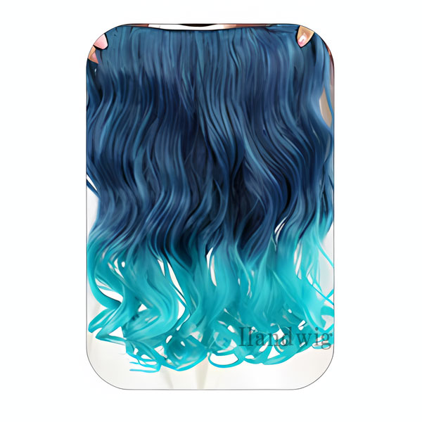 グラデーション エクステ ウィッグ ストレート カール カラーウィッグ ロング エクステンション 耐熱 カラフル 付け毛 つけ毛 コスプレ襟足 WIG EXT 021 |  | 22