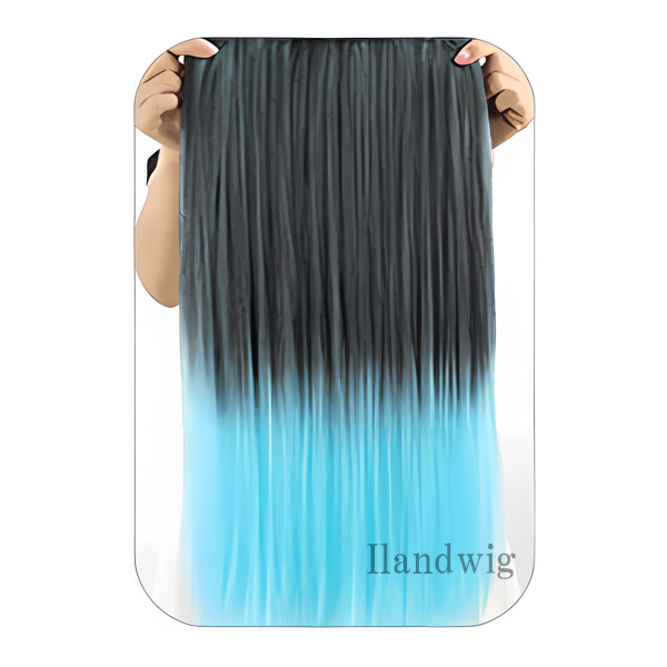 エクステ ウィッグ ロングストレート 5クリップ付 エクステンション 襟足ウィッグ ワンタッチ 耐熱 ウイッグ 付け毛 つけ毛 WIG EXT 100 |  | 21