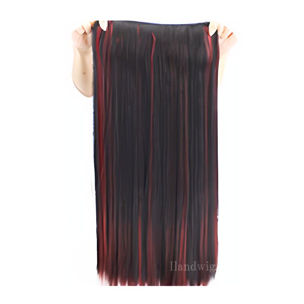 エクステ ウィッグ ロングストレート 5クリップ付 エクステンション 襟足ウィッグ ワンタッチ 耐熱 ウイッグ 付け毛 つけ毛 WIG EXT 100 |  | 32