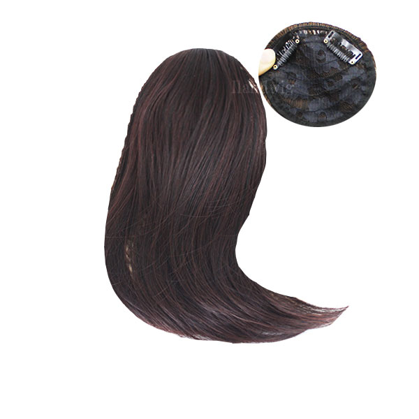 前髪ウィッグ ワンレングス サイドバング バングヘア 横流し センター分け ワンレン エクステンション ポイントウィッグ 前髪 付け毛 つけ毛 かつら WIG MG-002A |  | 03