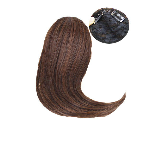 前髪ウィッグ ワンレングス サイドバング バングヘア 横流し センター分け ワンレン エクステンション ポイントウィッグ 前髪 付け毛 つけ毛 かつら WIG MG-002A |  | 04