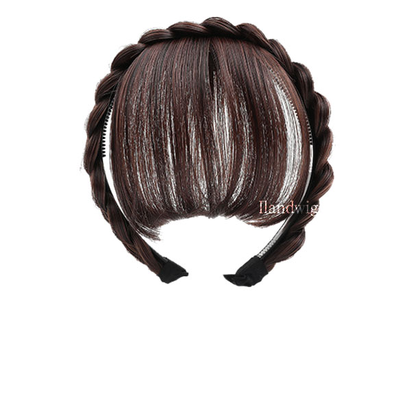カチューシャ付 前髪ウィッグ エクステ 三つ編みカチューシャ ヘアバング シースルーバング ぱっつん前髪 ウイッグ エクステンション 付け毛 つけ毛 MG 004 |  | 03