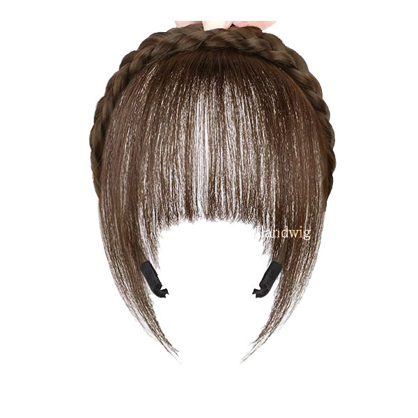 カチューシャ付 前髪ウィッグ エクステ 三つ編みカチューシャ ヘアバング シースルーバング ぱっつん前髪 ウイッグ エクステンション 付け毛 つけ毛 MG 004 |  | 08