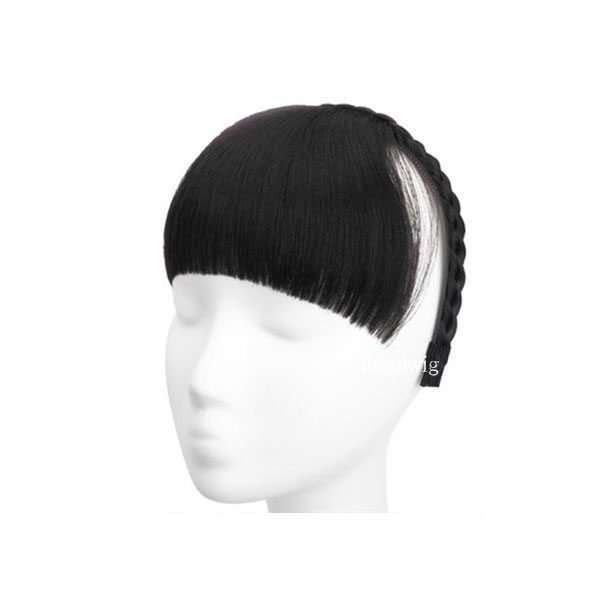 カチューシャ付 前髪ウィッグ エクステ 三つ編みカチューシャ ヘアバング シースルーバング ぱっつん前髪 ウイッグ エクステンション 付け毛 つけ毛 MG 004 |  | 09