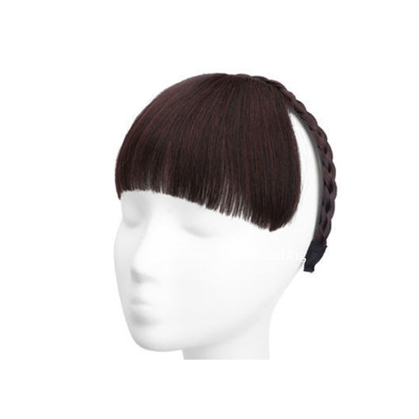 カチューシャ付 前髪ウィッグ エクステ 三つ編みカチューシャ ヘアバング シースルーバング ぱっつん前髪 ウイッグ エクステンション 付け毛 つけ毛 MG 004 |  | 11