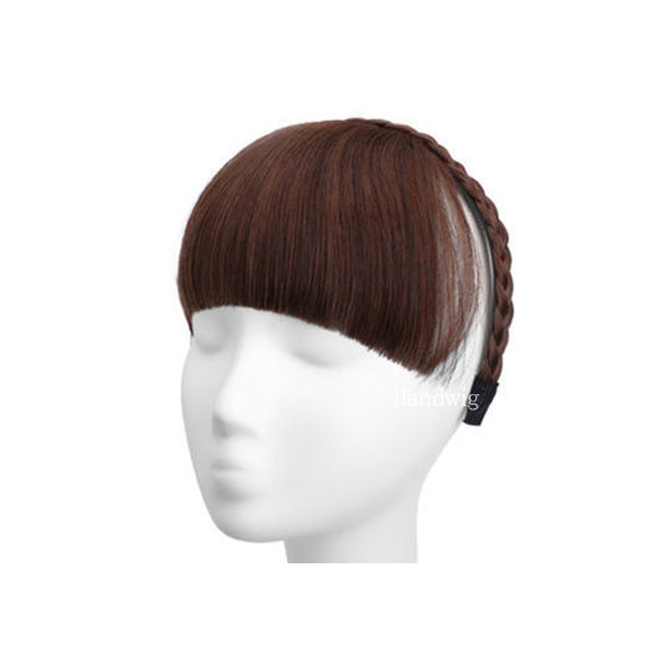 カチューシャ付 前髪ウィッグ エクステ 三つ編みカチューシャ ヘアバング シースルーバング ぱっつん前髪 ウイッグ エクステンション 付け毛 つけ毛 MG 004 |  | 12