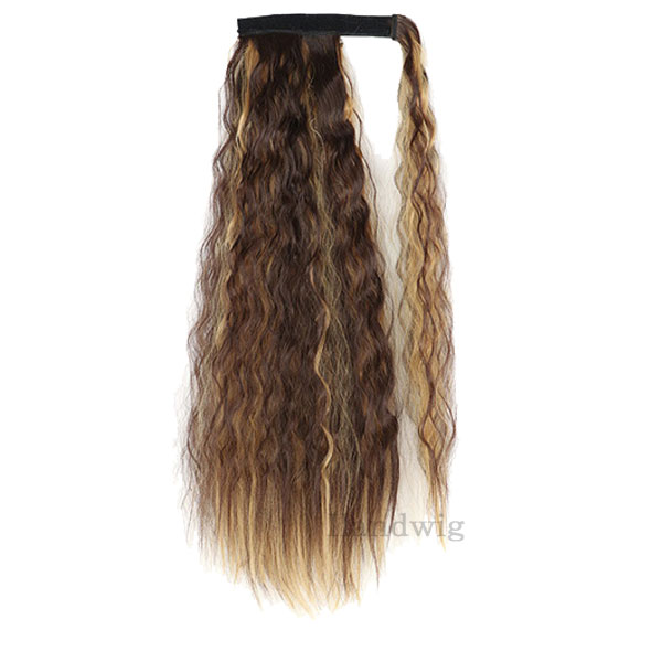 ポニーテール マジックテープ ウィッグ ポイントウィッグ ロング ストレート カール ソバージュ ポニー 金髪 メッシュ エクステ 付け毛 つけ毛 WIG POINT 001 |  | 52