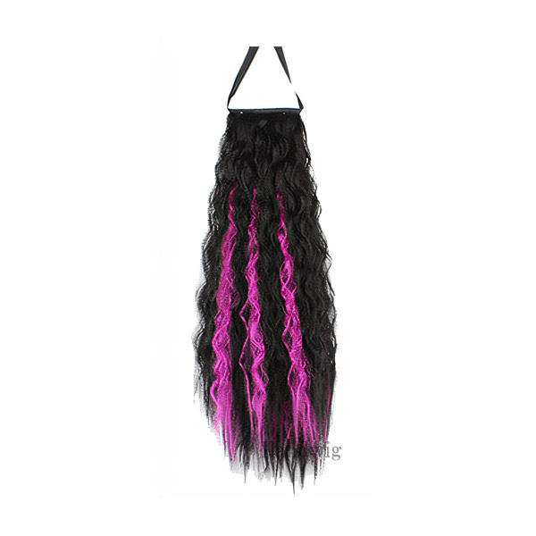 ポイントウィッグ エクステ リボン式 ツートンカラー カラフル グラデーションカラー カール ストレート ソバージュ ロング メッシュ入り 耐熱 wig point 013 |  | 13