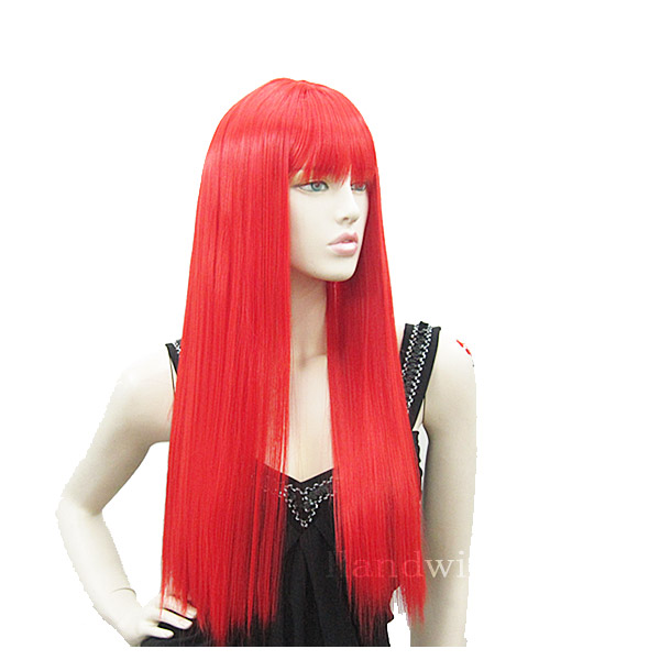 フルウィッグ ロング ストレート 60cm ウィッグ フル 全頭かつら