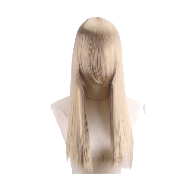 フルウィッグ ロング ストレート 長め前髪 60cm ウィッグ フル 全頭