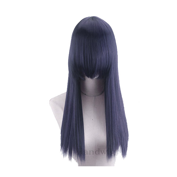 フルウィッグ ロング ストレート 長め前髪 60cm ウィッグ フル 全頭