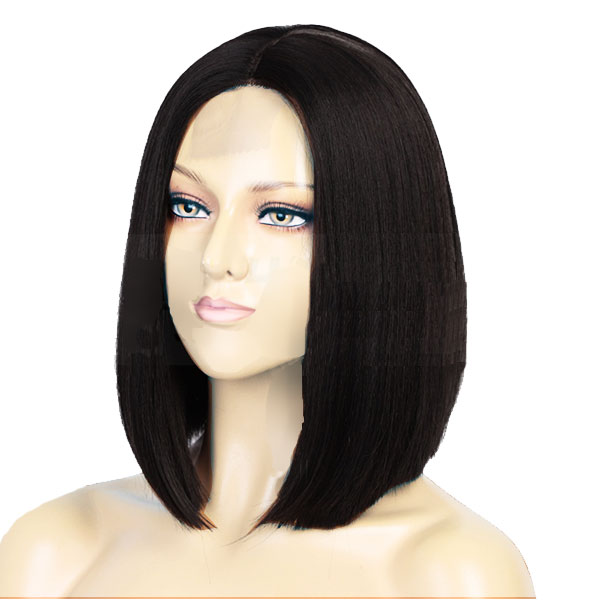 フロントレース ワンレンボブ フルウィッグ 耐熱 ショートボブ