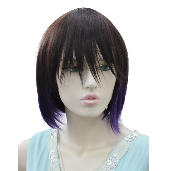 グラデーション ショートボブ フルウィッグ ストレート メッシュ ボブ グラデーション ショートボブ フルウィッグ ストレート メッシュ ボブ