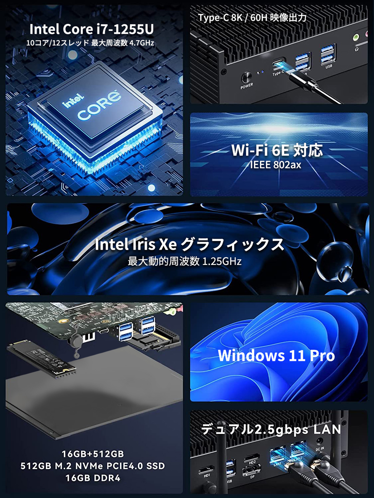 ファンレスミニpc ミニpc デスクトップパソコン 新品 windows11pro 