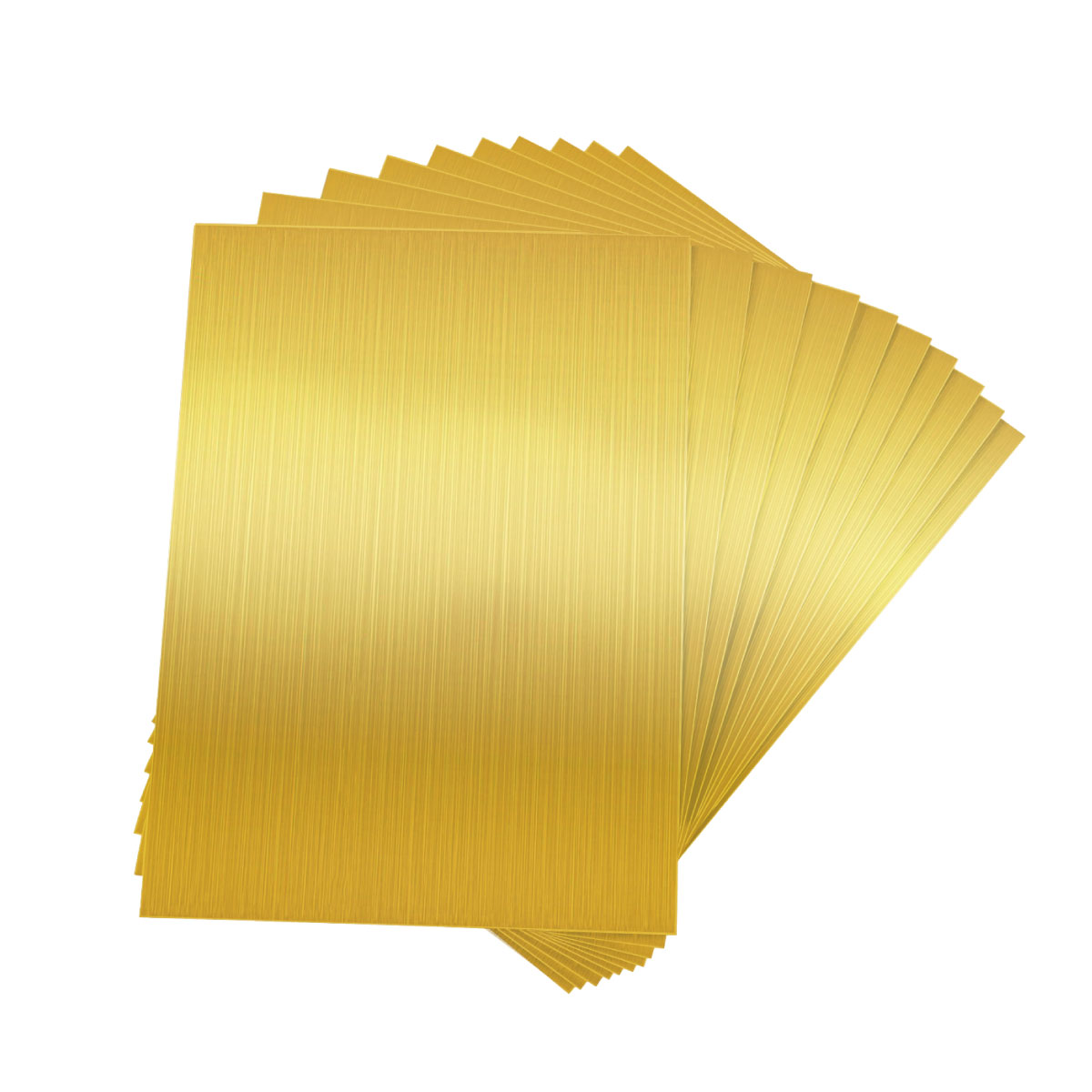 光沢紙ラベルシール A4サイズ 10枚 ノーカット 金 銀 ゴールド シルバー
