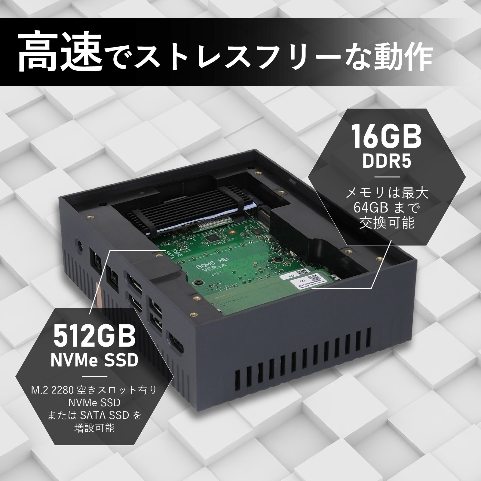 ミニpc デスクトップパソコン 新品 小型 Windows11 Pro ハイ