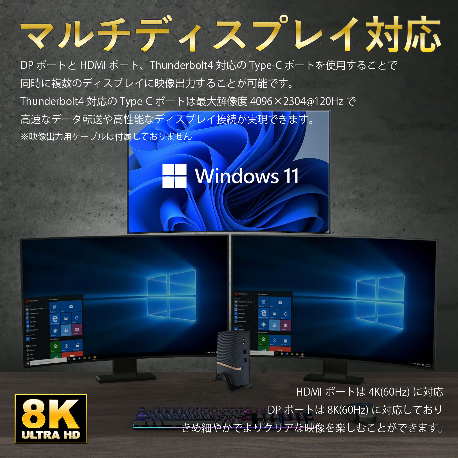 ミニpc デスクトップパソコン 新品 小型 Windows11 Pro ハイスペック 