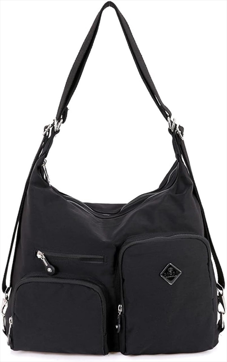 ショルダーバッグ レディース リュック 3way 斜め掛け ナイロン 防水 / 2402 |  | 01