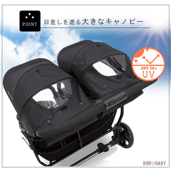 Jeep(ジープ) ベビーカー サイド×サイド ダブル ウルトラライト Jeep(ジープ) ベビーカー サイド×サイド ダブル ウルトラライト
