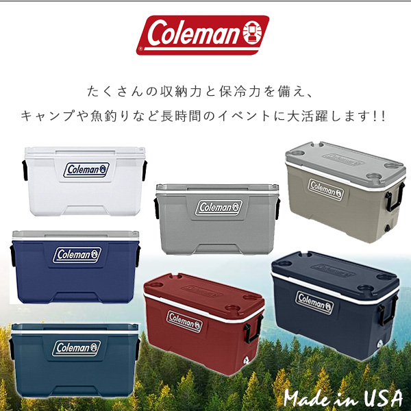 コールマン 316シリーズ ハード アイスチェスト クーラー 52QT 容量約