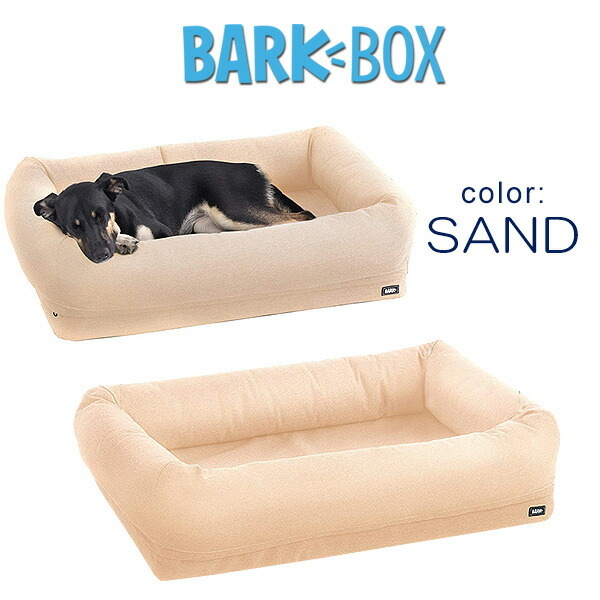 BarkBox メモリーフォーム ドッグベッド Mサイズ 枕付き 中型犬 犬用