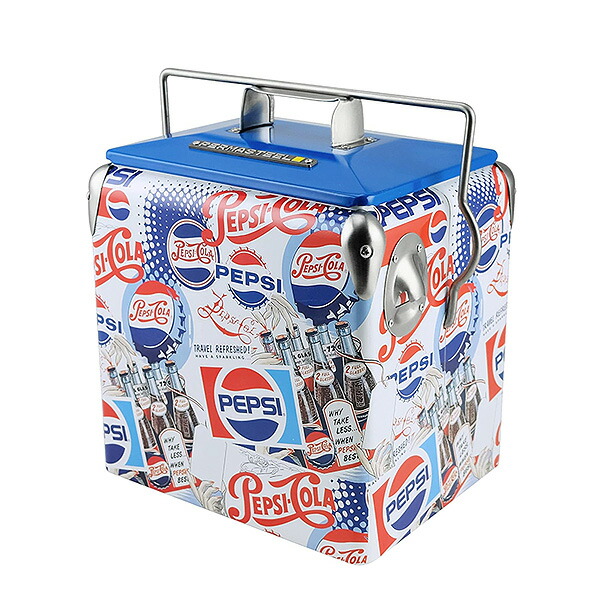 Pepsi-Cola クーラーボックス シルバー　ペプシ 楽天市場】Permasteel ペプシ クーラー 14QT 容量約13L クーラー