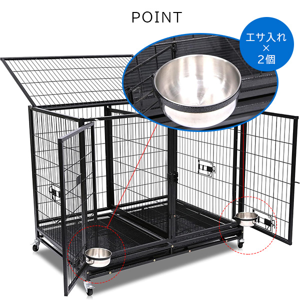 お取り寄せ/Homey Pet スタッカブル ペットケージ 多頭飼い 犬小屋