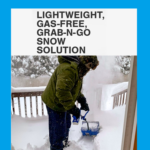 電動 除雪機 スノージョー 13インチ 24V iON+ コードレス スノー