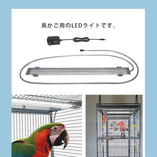 お取り寄せ/M&M Cage Company ペット ライト 18インチ 鳥用