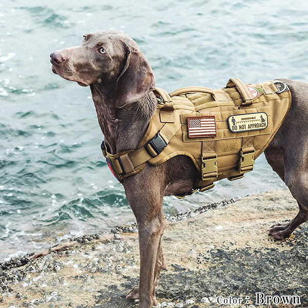 お取り寄せ/OneTigris ラージ タクティカル ドッグ ハーネス MOLLE