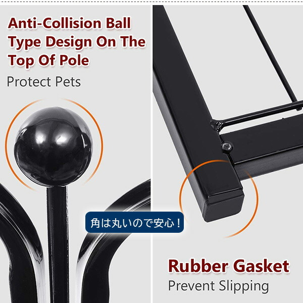 Tooca メタル ドッグ プレイペン 16パネル 高さ82cm NEWバージョン