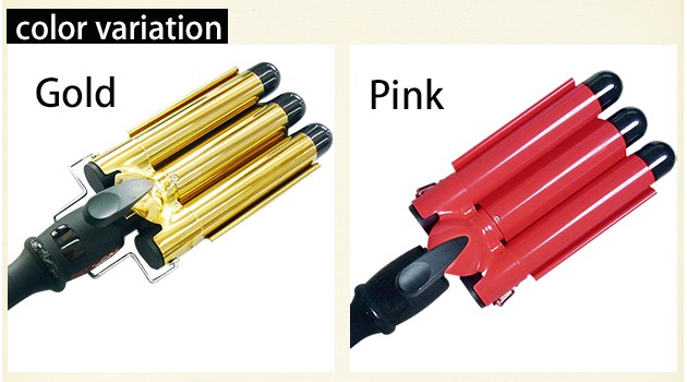 3連ウェーブアイロン 25ミリ : ウィッグ・エクステ専門店BBroom - 通販