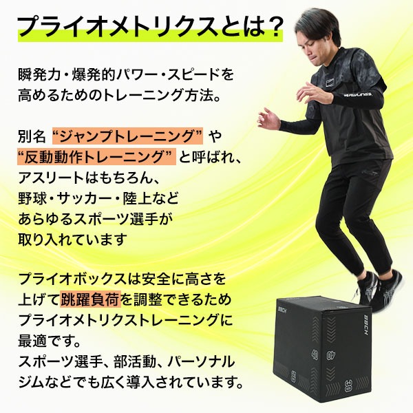 プライオボックス 野球 練習 トレーニング プライオメトリクス