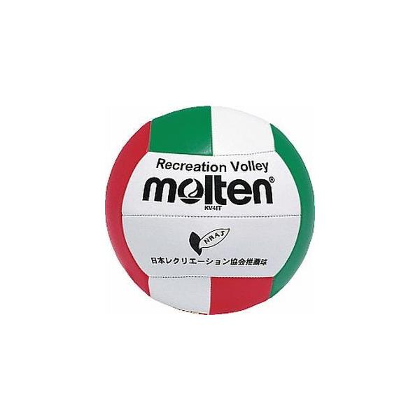 molten（モルテン） バレーボール レクリエーションバレー 白×赤×緑
