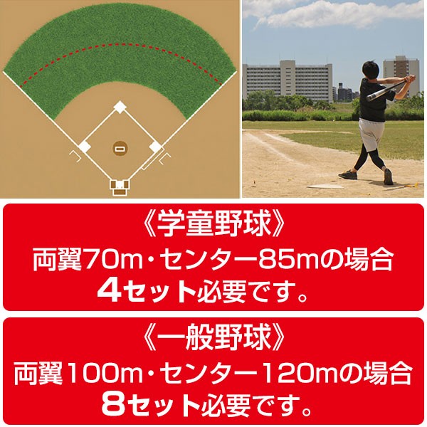 野球 練習 ホームランフェンス ネット セット 高さ1m×横幅30m 収納バッグ付き グラウンド用品 FHFN-1030 フィールドフォース  :ff-fhfn-1030:野球用品ベースボールタウン - 通販 - Yahoo!ショッピング