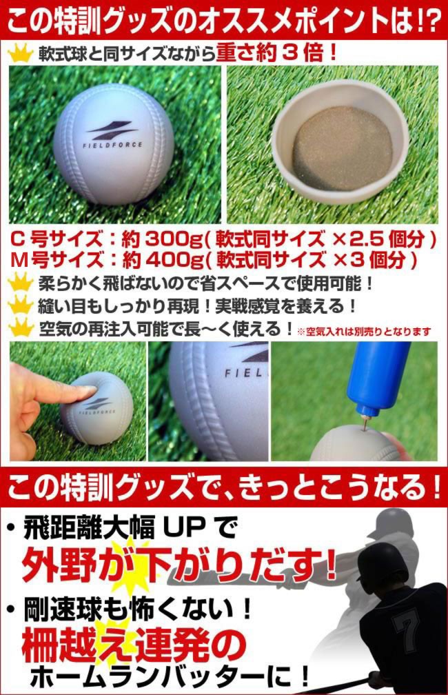 FIELD FORCE（フィールドフォース） アイアンサンドボール 軟式M・C号